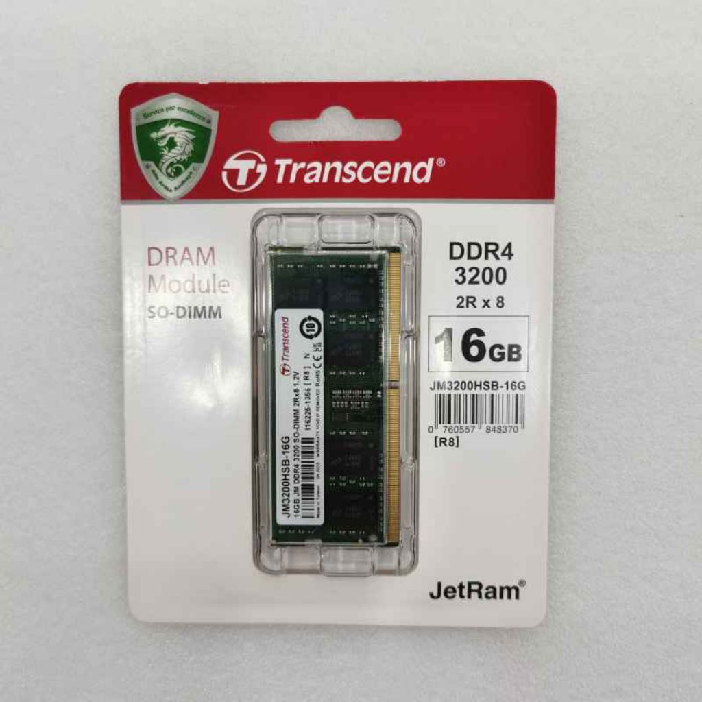 Transcend JetRam DDR4 16GB 3200 MHz SODIMM ( JM3200HSB-16G )