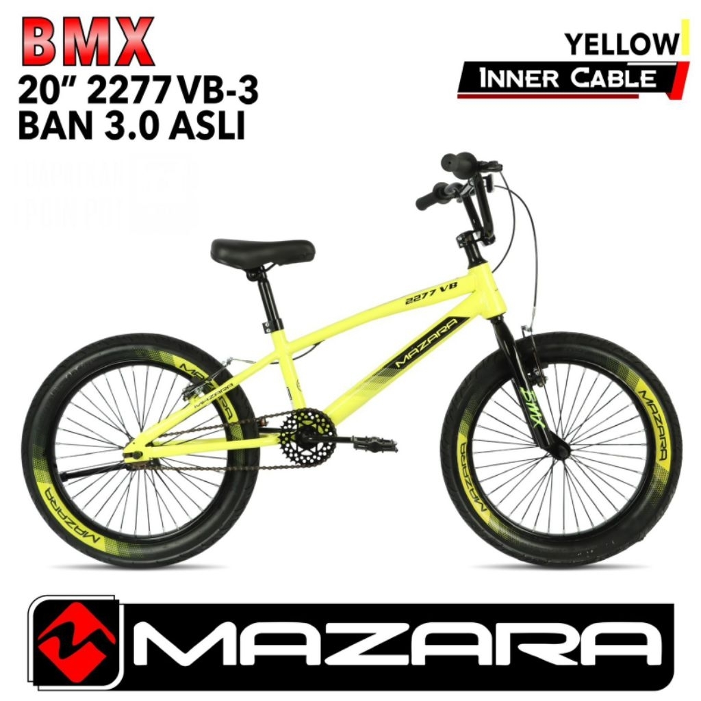SEPEDA BMX 20 MAZARA BAN BESAR 3.0 untuk anak 7 sampy 12tahun