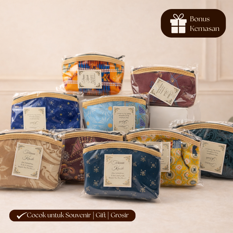 Souvenir Dompet Batik Koin Baru| Souvenir Dompet Batik Mini Koin Baru