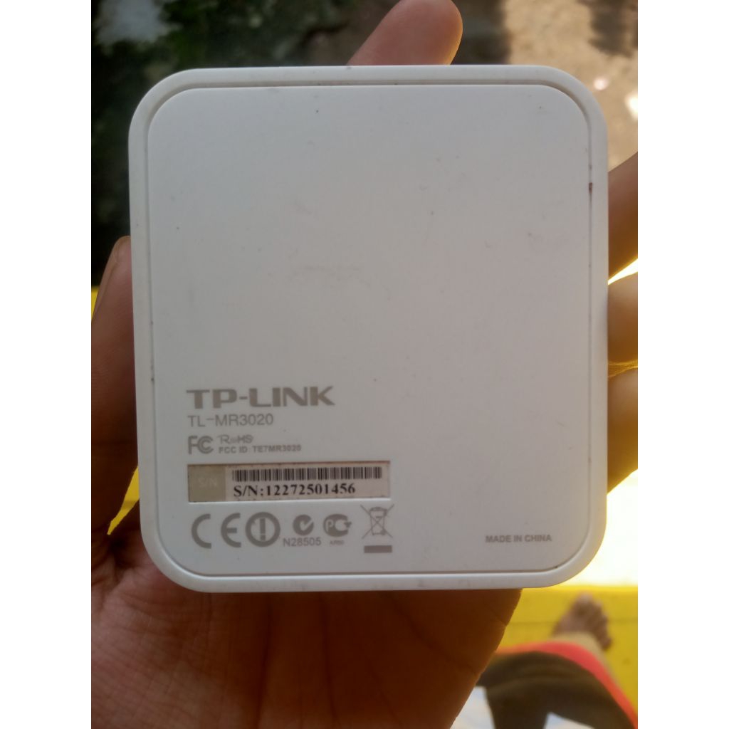 Modem TP-LINK TL-MR3020 3G (Kondisi gambling, tapi masih nyala)