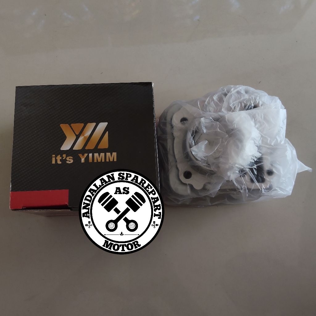 BLOCK SET MOTOR (SILINDER+PISTON+RING) – MIO - MIO SOUL - MIO 125 - MIO M3 - MIO J MERK YIMM ORIGINA