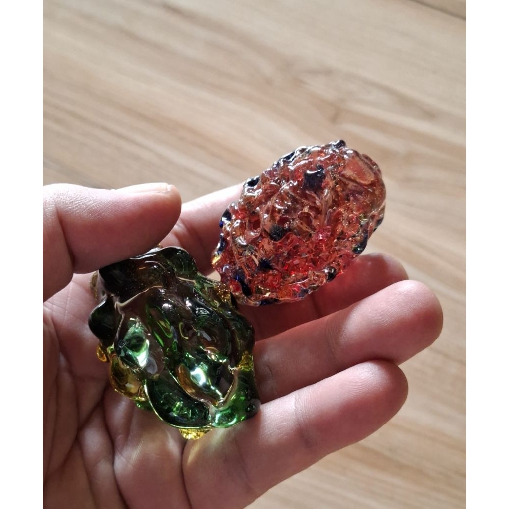 2 Set Leklai Karw Cistal Natural Lp Somporn Blessed Thai