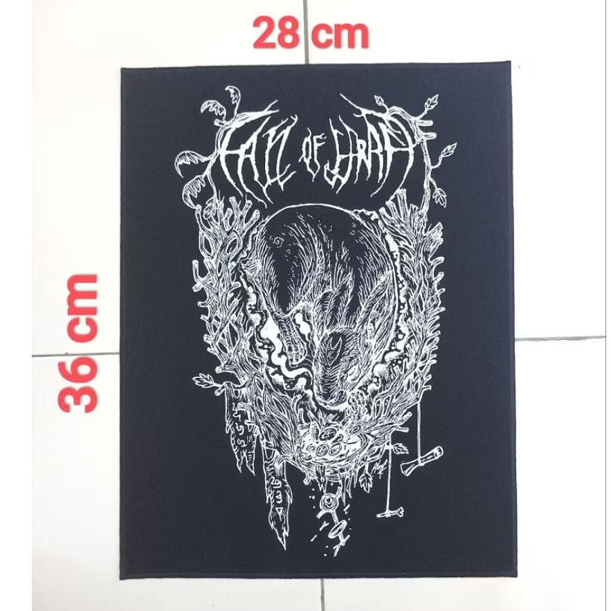 Emblem Punggung/Backpatch Sablon/Tambalan Jaket Vest Sweater - Fall of Efrafa