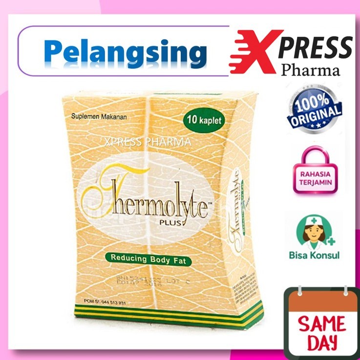 XPRESS ! Thermolyte Plus Kapsul Tablet Obat Diet Pelangsing Thermolite Termolyte Termolite Zr