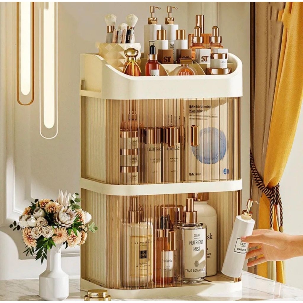 Lemari Rak Kosmetik / Rak Penyimpanan Organizer Kosmetik / Lemari Kosmetik