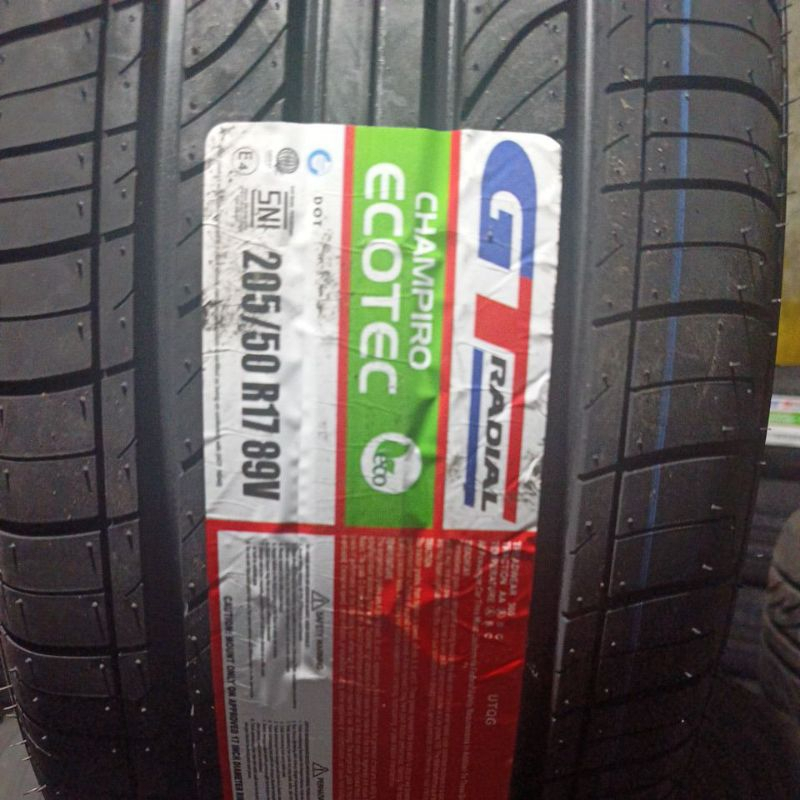 PROMO GT Radial Champiro Ecotec Ukuran 205/50 R17 Ban Mobil All New Avanza Veloz