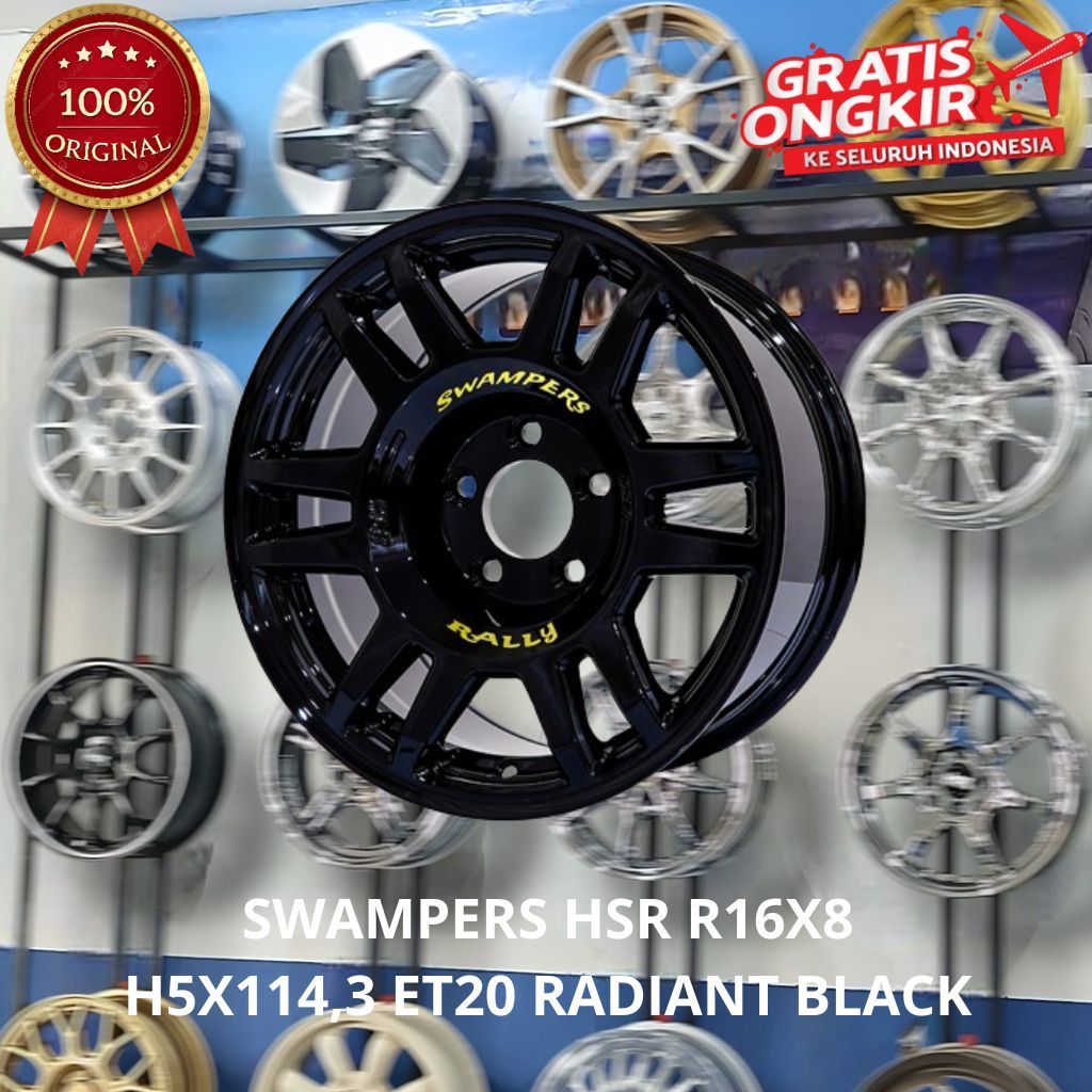 VELG HSR SWAMPERS R16 SEMI OFFROAD R16 BUAT MOBIL RUSH XPANDER INNOVA CRETA