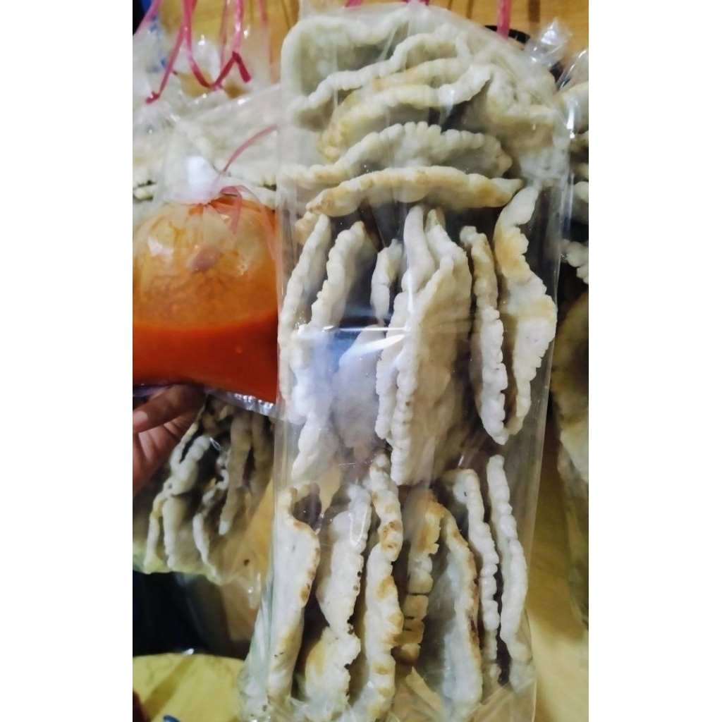 Kerupuk Kemplang Bakar