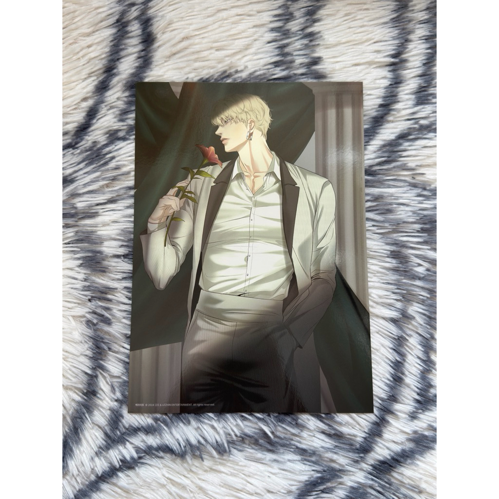 Official Merch Lezhin Backlight Mini Poster A5 - Han Seoin