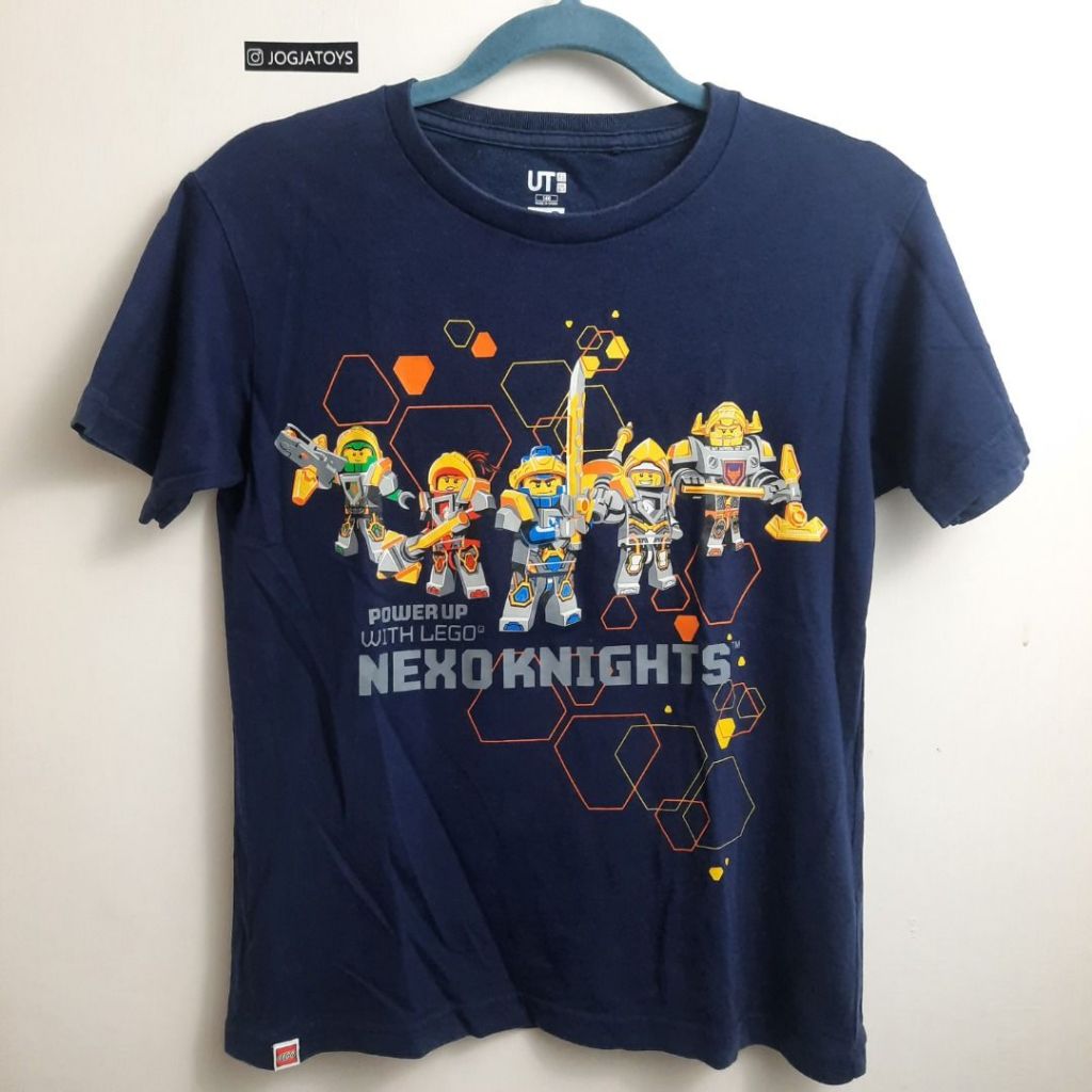 Uniqlo UT LEGO Nexo Knight Kaos Anak Size 140 9–10 Tahun Original Preloved