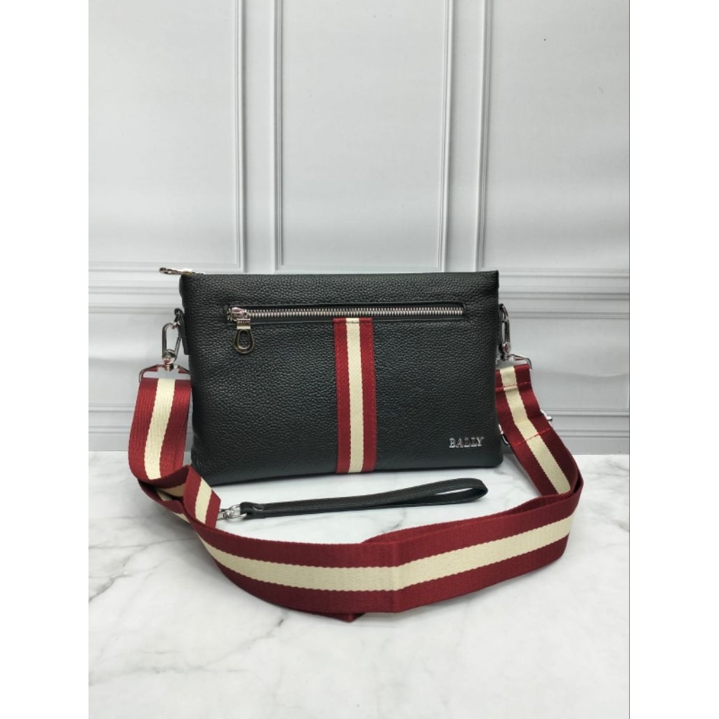 Handbag clutch pria bally 2 in1 tas selempang