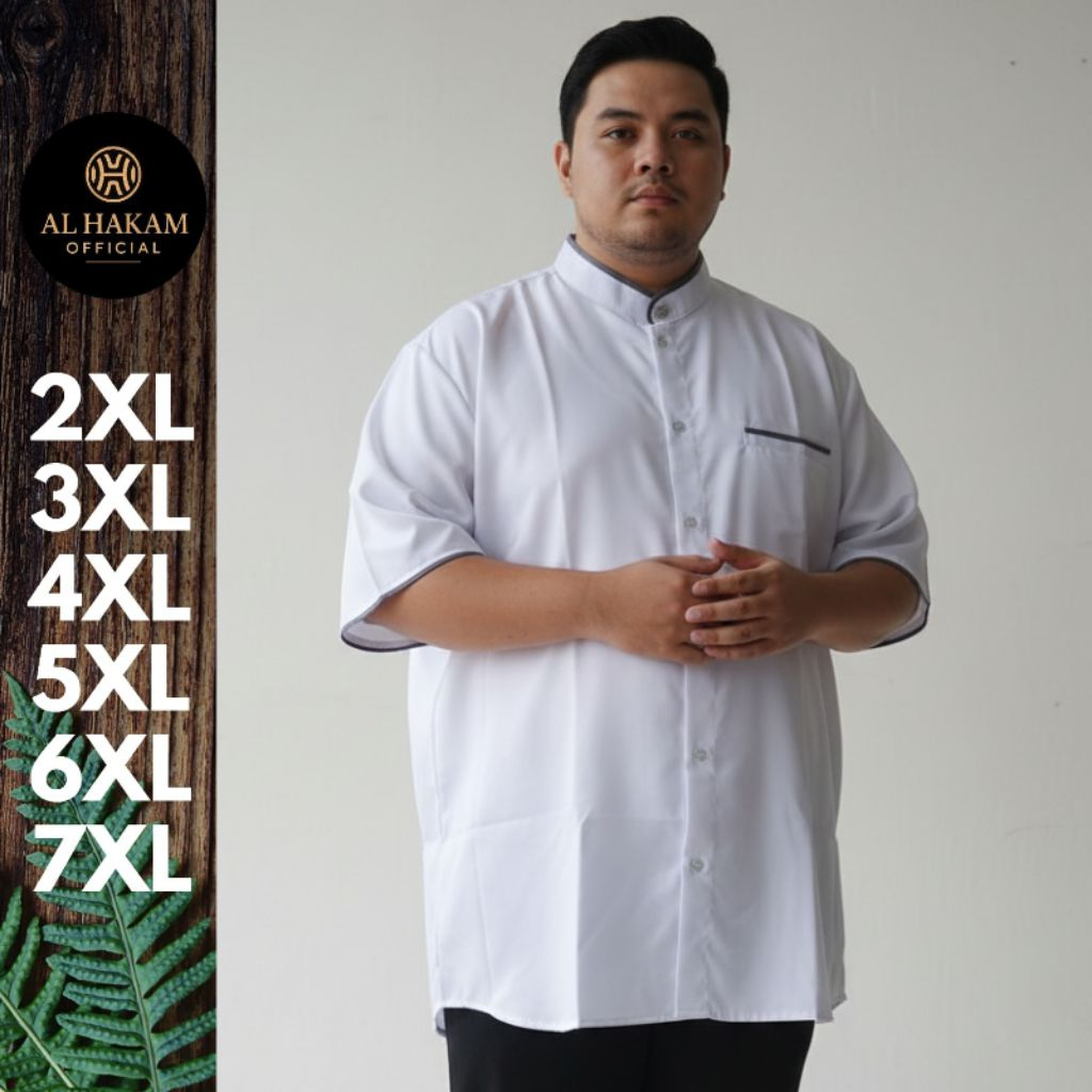Baju muslim pria koko jumbosize baju oversize koko murah baju koko M L Xl  XXL XXXL 4XL 5XL 6XL 7XL