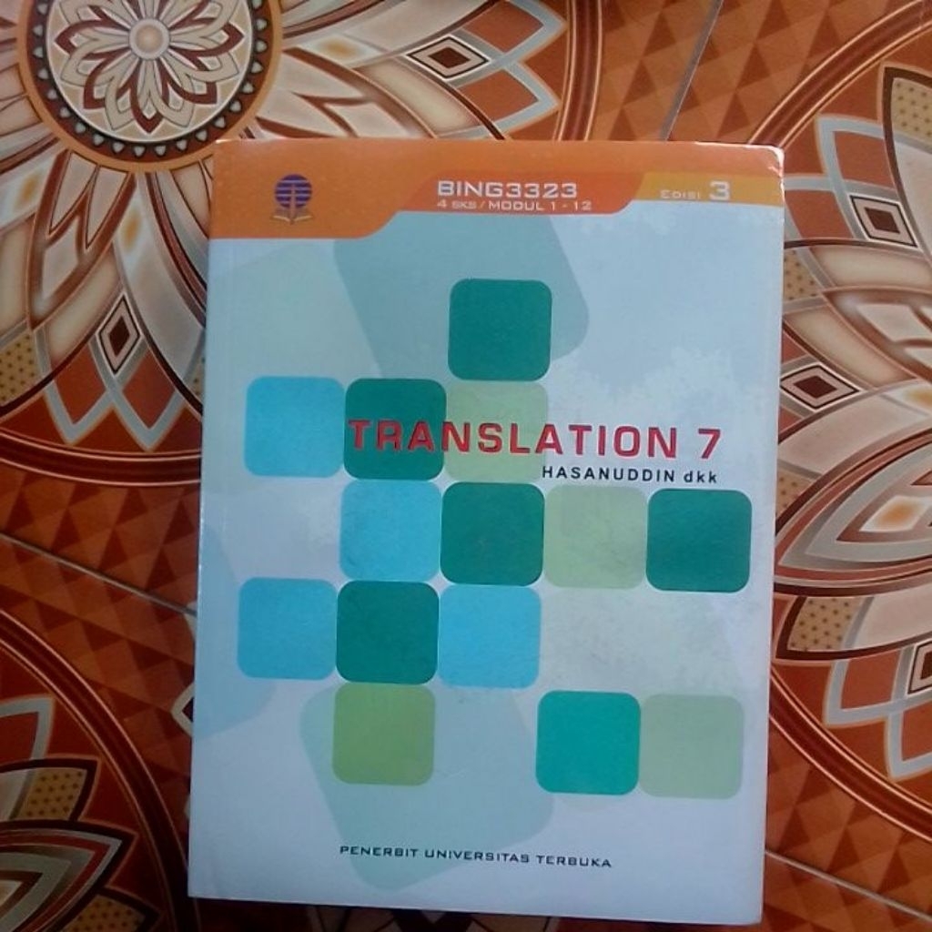 bing3323 edisi 3 translation 7 modul ut  buku Ut universitas terbuka sastra inggris bidang minat pen