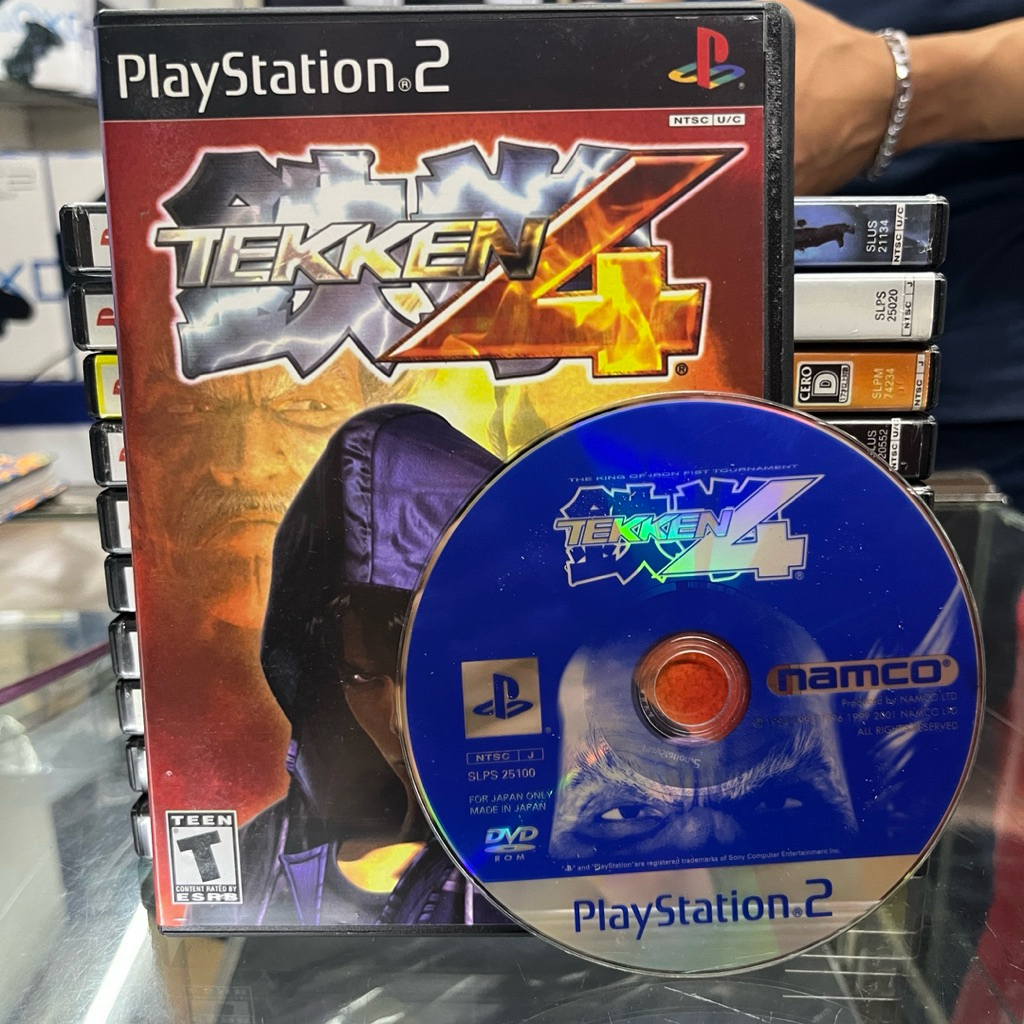 Tekken 4 (NTSC J) PS2 game original kaset cd ps 2