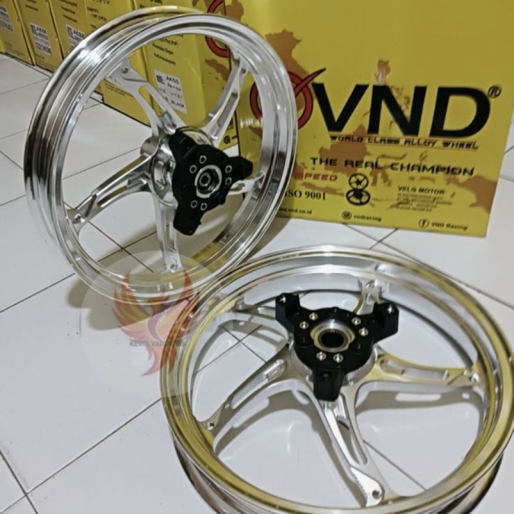 Velg VND Bintang laut Ring14 untuk motor All matic honda 160 dan honda matic 110
