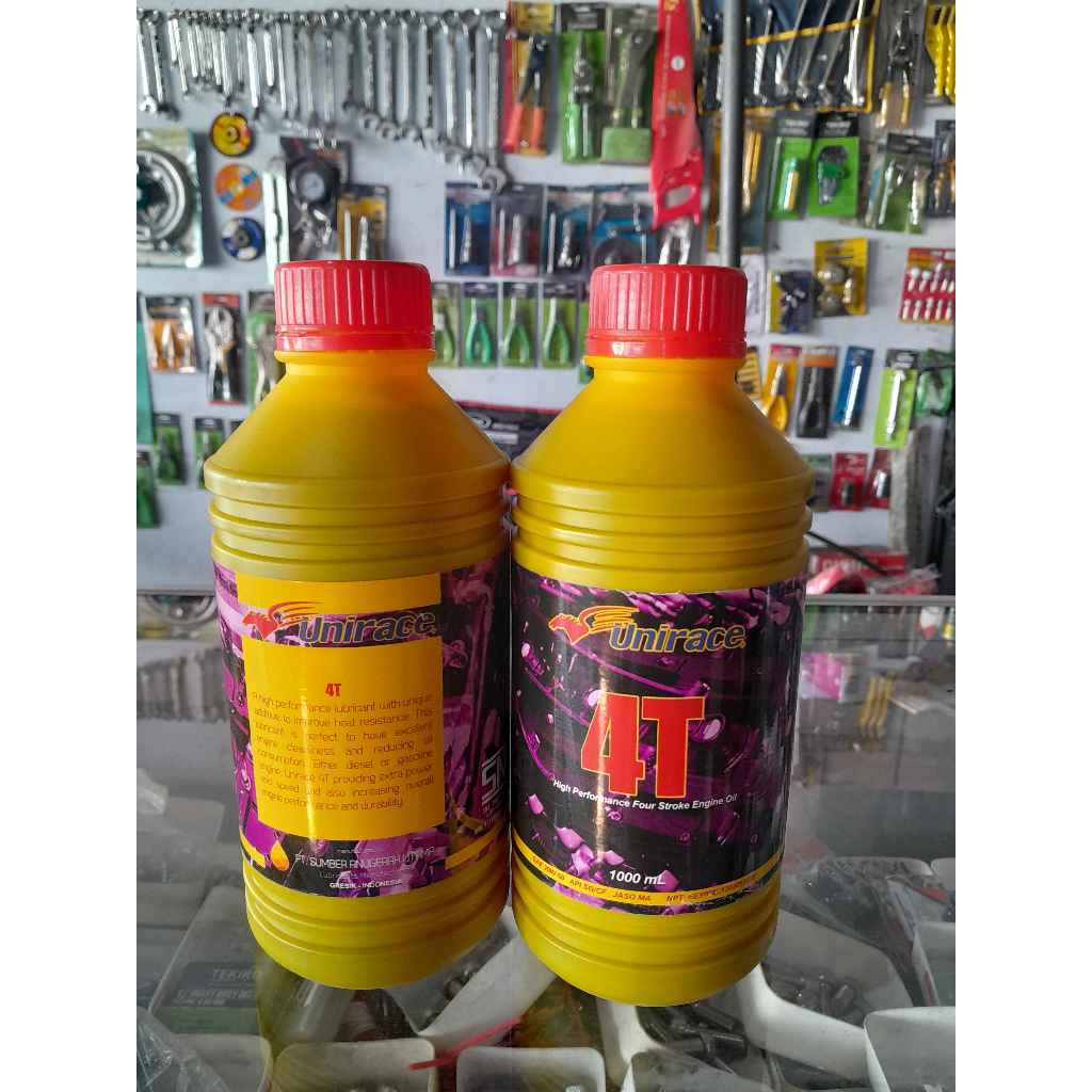 Oli Mesin Motor Unirace 4T 1 Liter