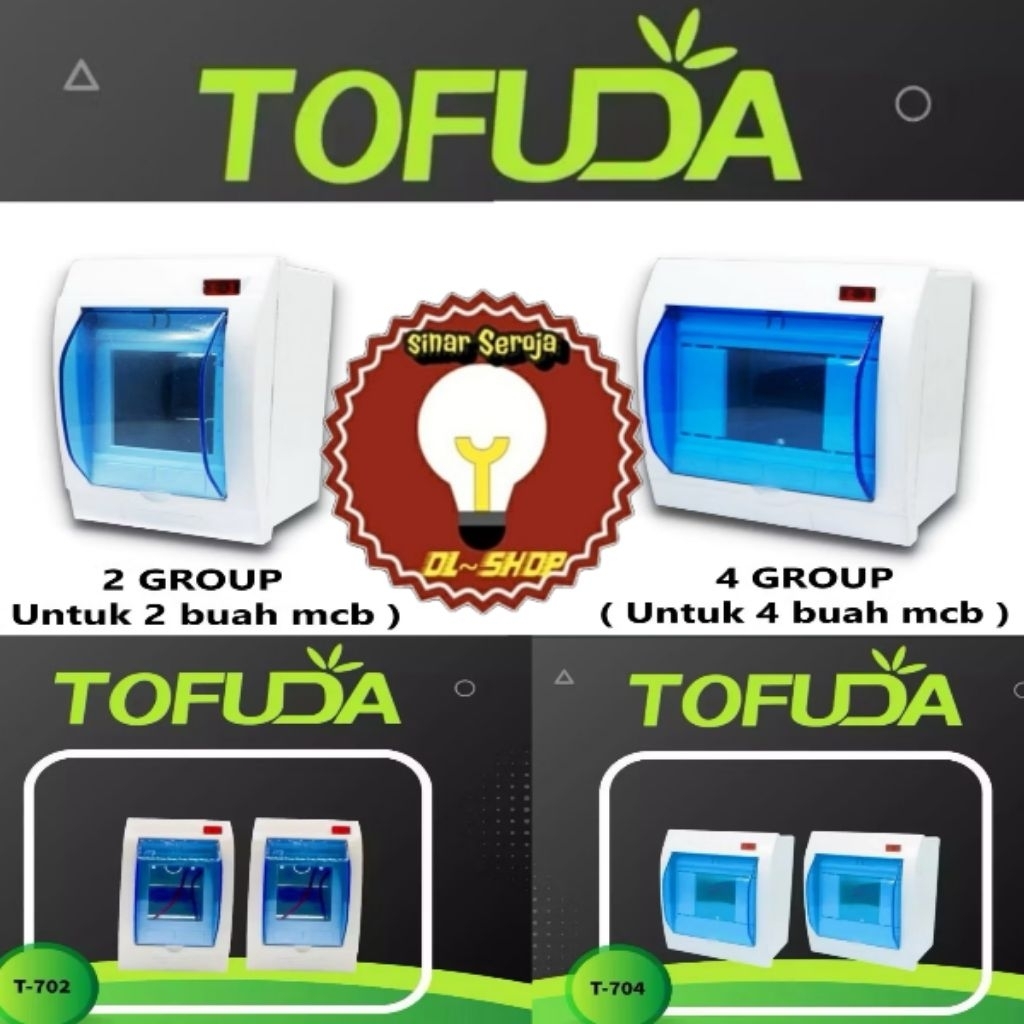 Box MCB 4 Group / Terminal MCB 4 Group / Fuse Box 4 Group T - 704 TOFUDA