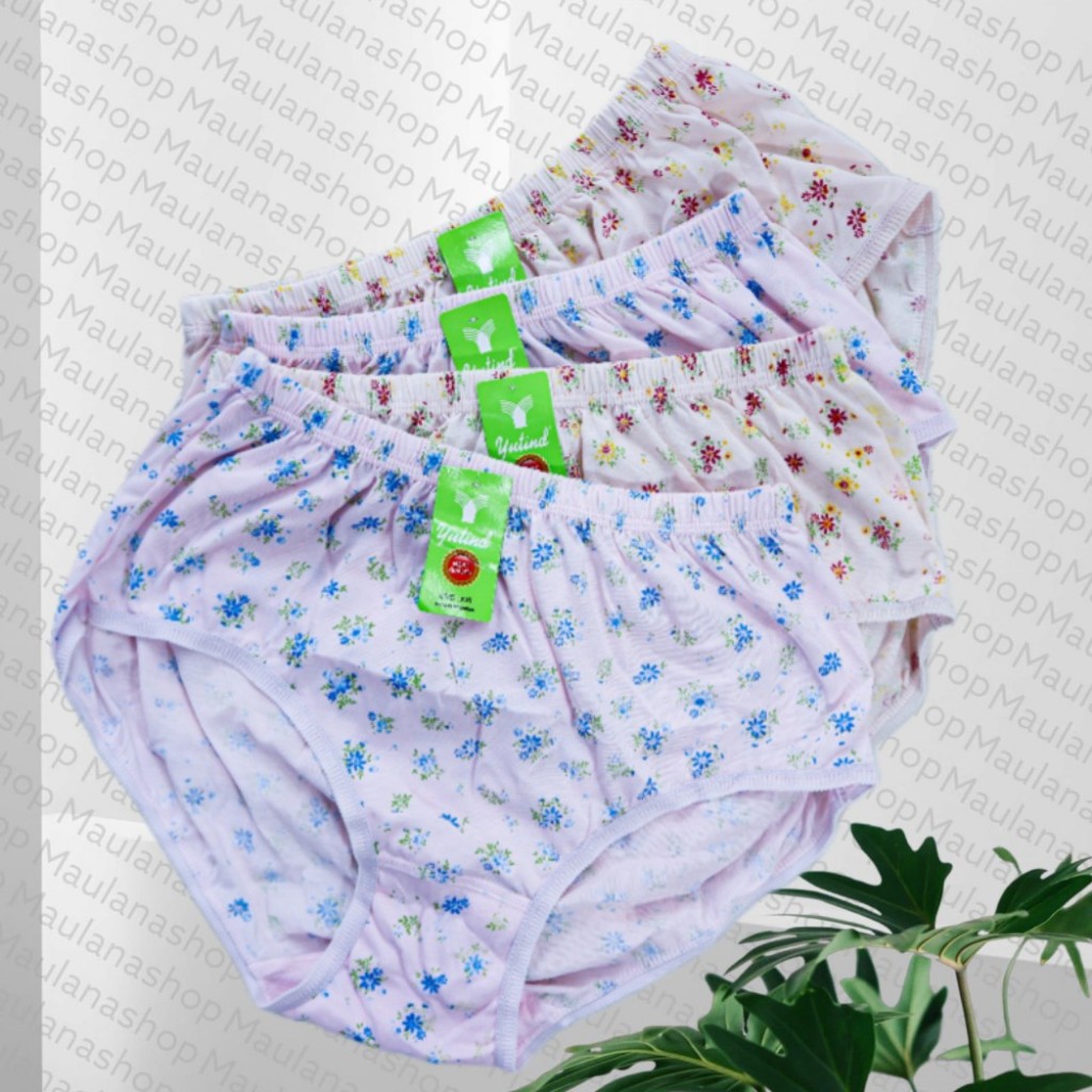 Cd wanita yutind sablon | Celana dalam wanita katun murah | Cd yutind SY sablon M-XXL