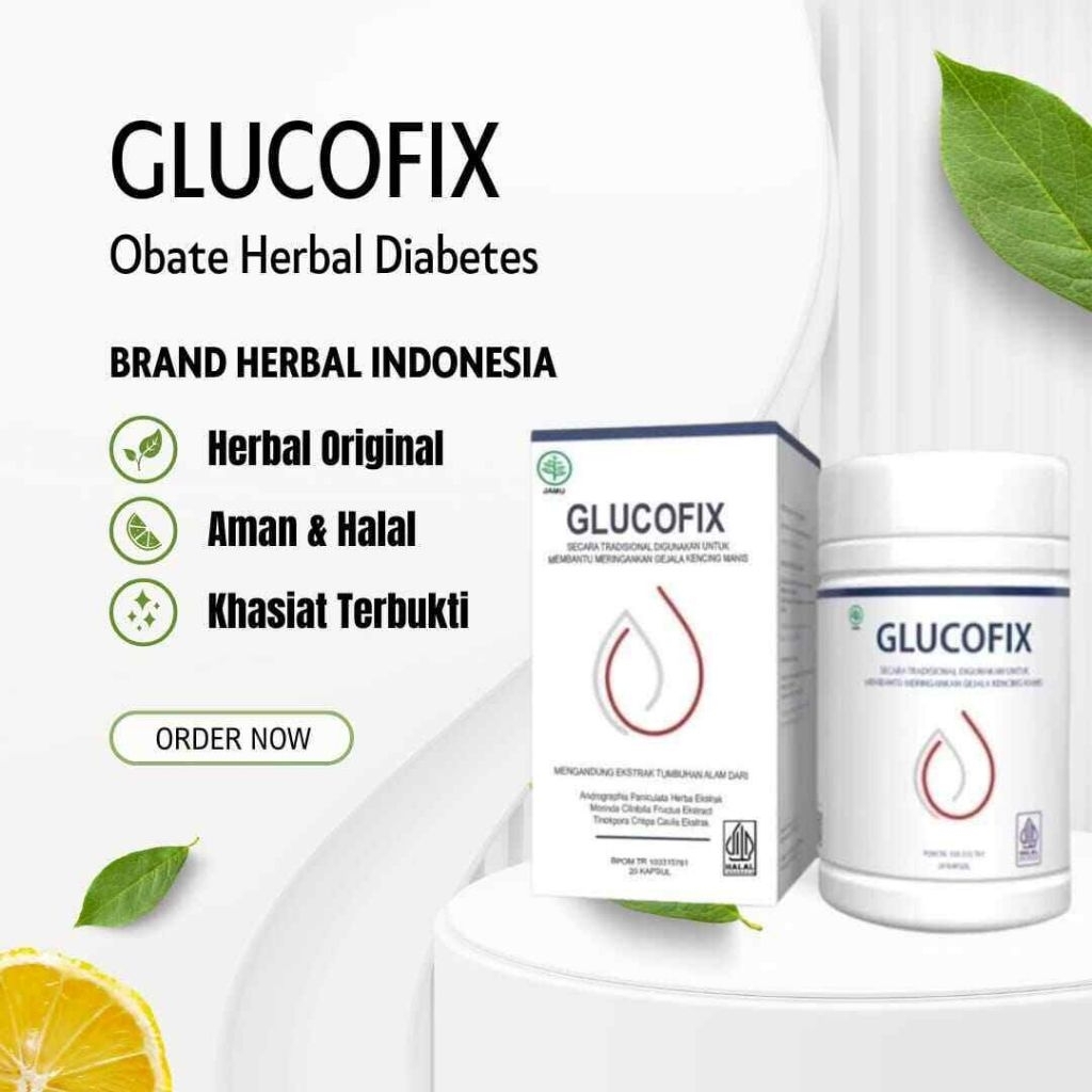 COD.G.L.U.C.O.F.I.X.Herbal Alami Atasi Diabetes Original BPOM