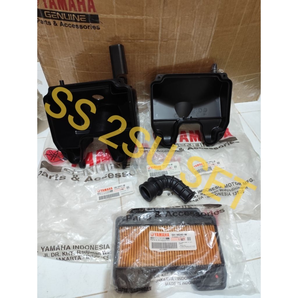 box air cleaner set joint cover bok rumah kotak filter saringan udara set karet tutup new  jupiter z