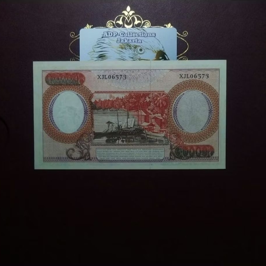Uang Kuno 10000 Pekerja Merah 1964 Seri X