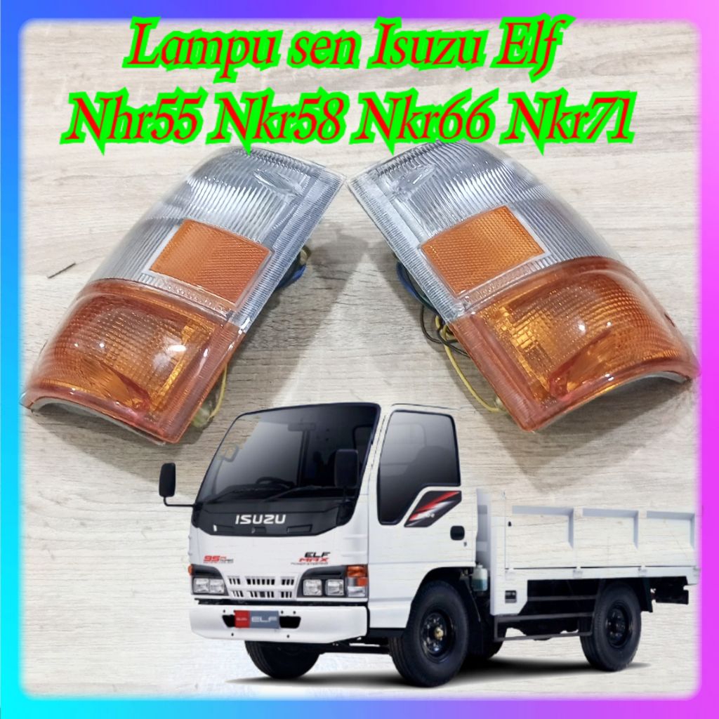 LAMPU SEN DEPAN / SEN ASSY ISUZU ELF NHR55 / NKR58 /  NKR66 / NKR71 SEPASANG KANAN DAN KIRI