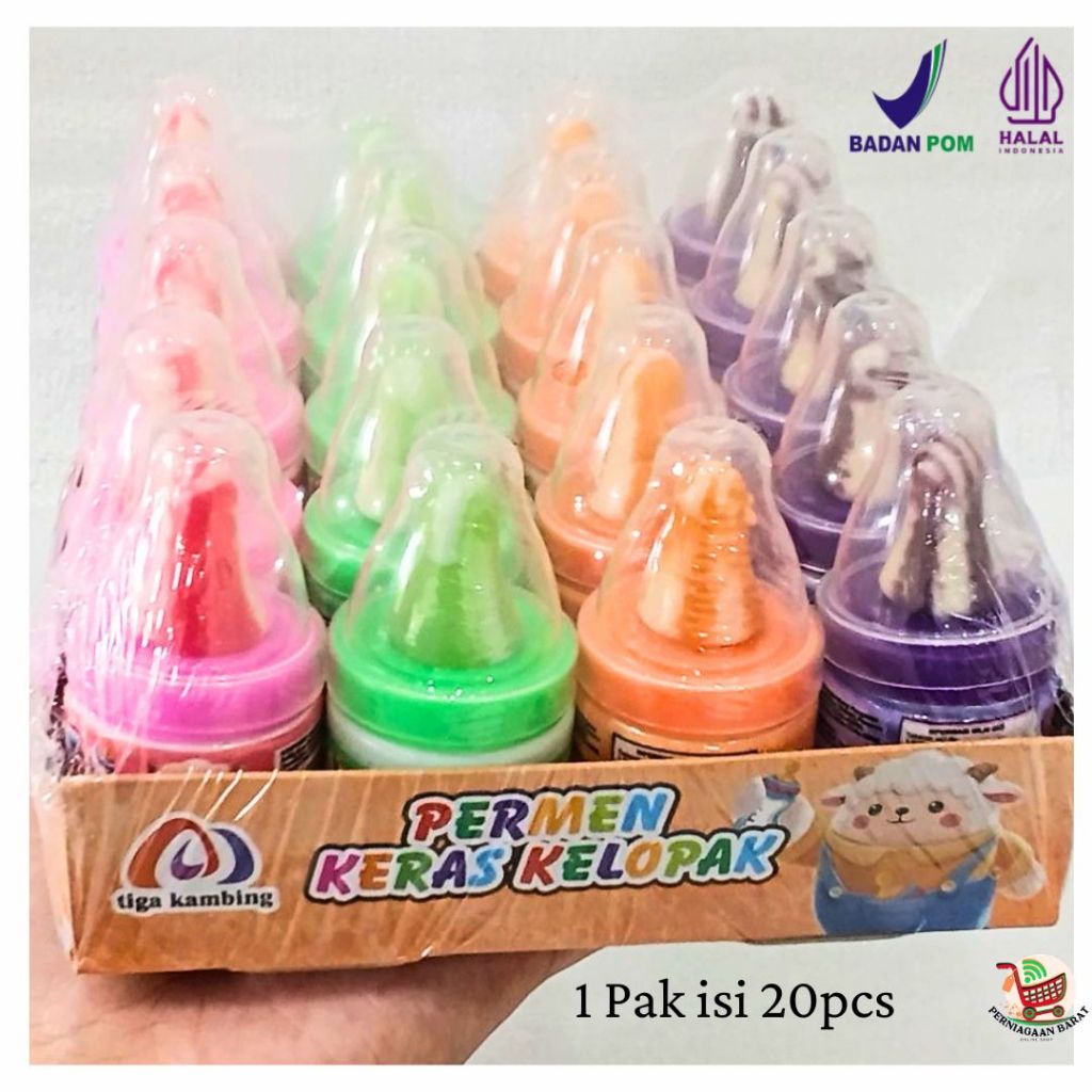 Exp Maret 2028 - [ 20 pcs / 1 pak ]  Permen Bentuk Dot BOTOL (K) Susu Bayi Permen Dot Jadul / Permen