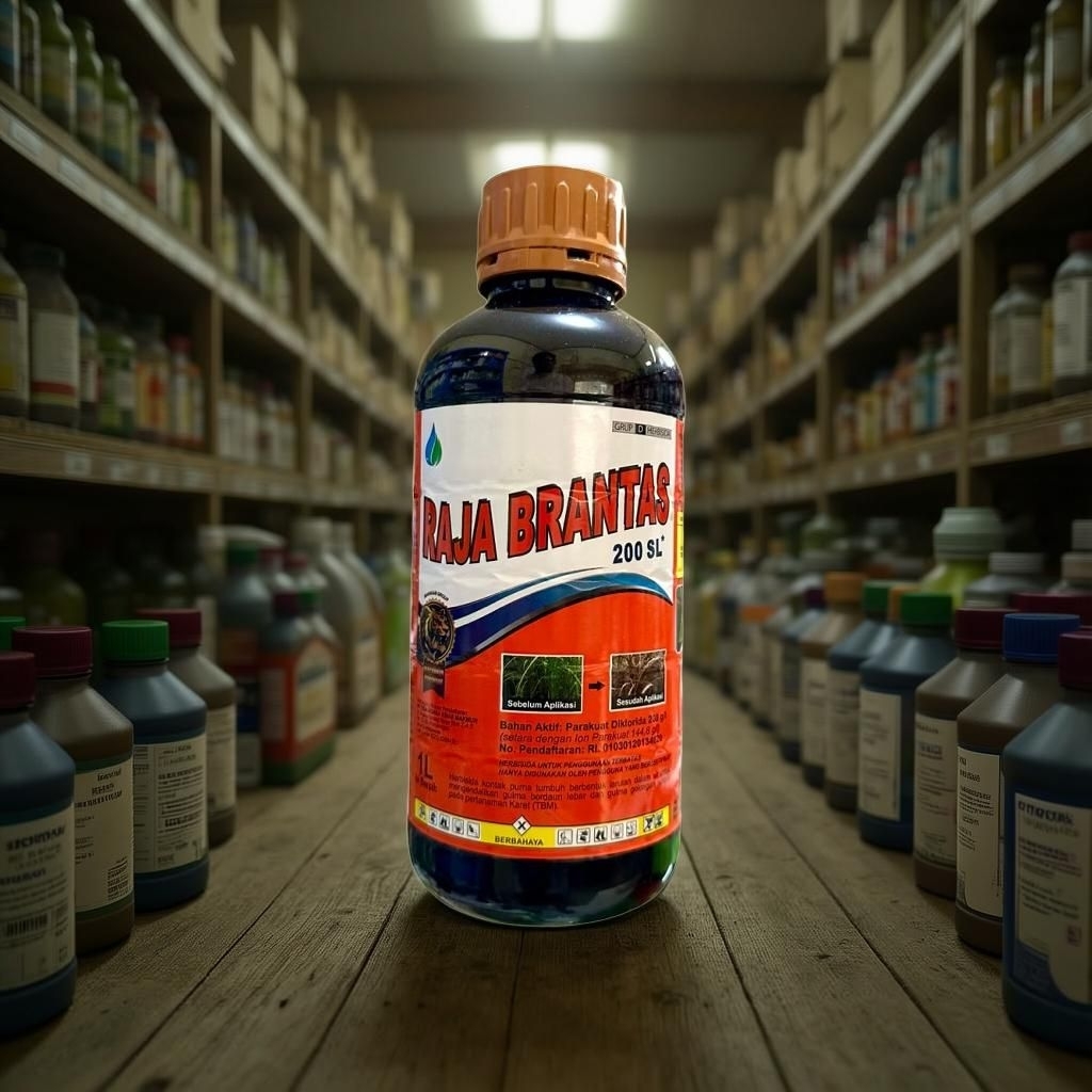 Herbisida RAJA BRANTAS 200SL 1 Liter - Herbisida Kontak Raja Brantas