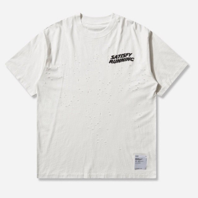 Satisfy MothTechWhite Mens Tshirt Off White Original Resmi