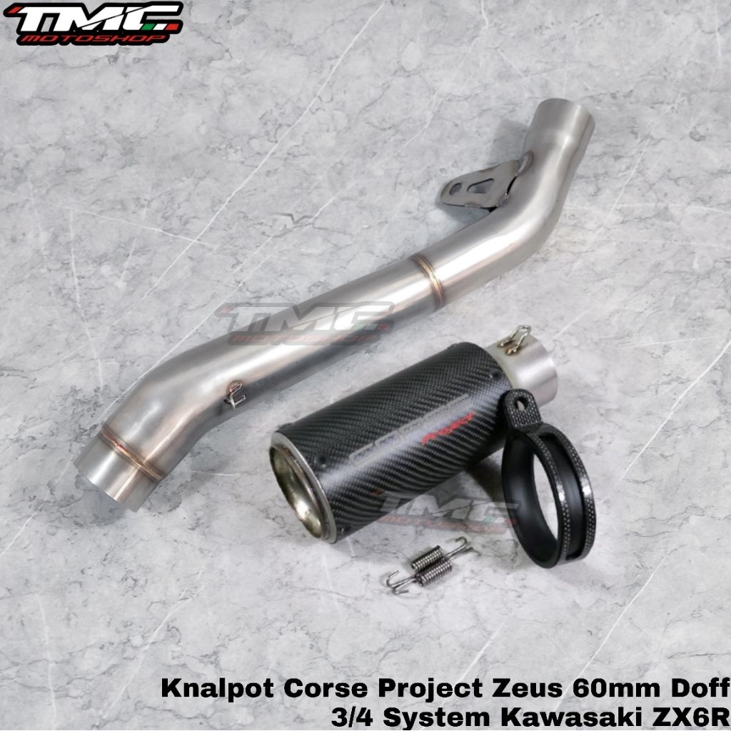 Knalpot Corse Project Zeus 60mm 60 Z900 ZX6R ZX636 ZX10 ZX10R ZX10RR