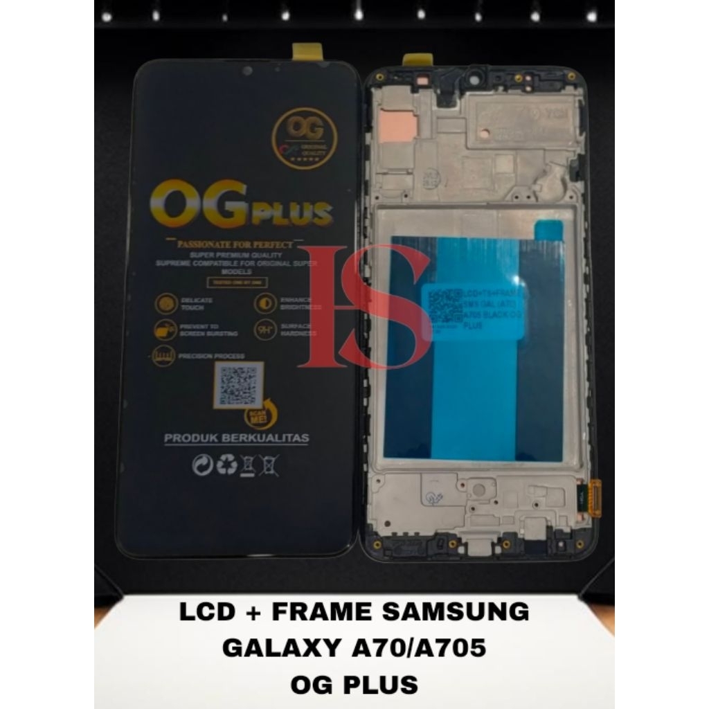 LCD + FRAME SAMSUNG GALAXY A70 FULLSET TOUCH SCREEN LCD SAMSUNG GALAXY A70/A705 LCD ORIGINAL