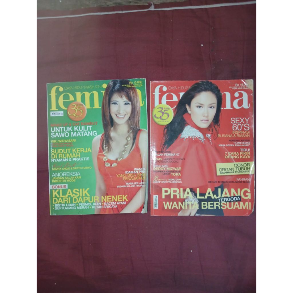majalah femina tahun 1996-2014 kumpulan 4