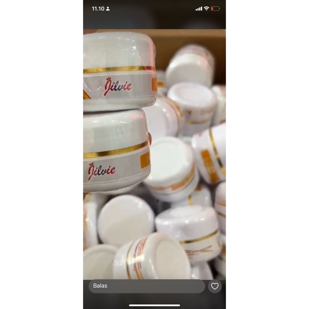 Jilvie Cream Kelupas Pengelupas Wajah Flek & Jerawat