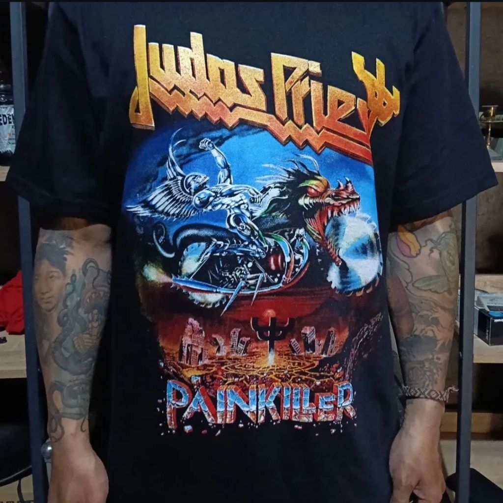 Kaos band termurah ( Judas Priest )