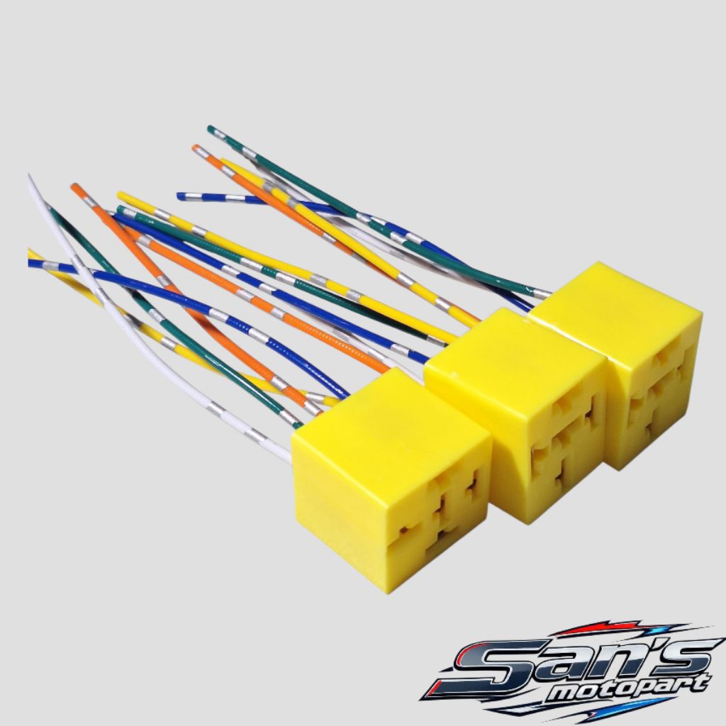 Socket Relay 5 Kaki Soket Relay 5 Kaki Soket Relay Klakson 5 Kaki Motor Mobil Rumah Relay Klakson Ru