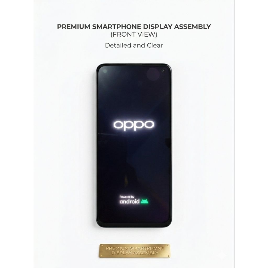 LCD original 100% copotan Hp Oppo a53  minus