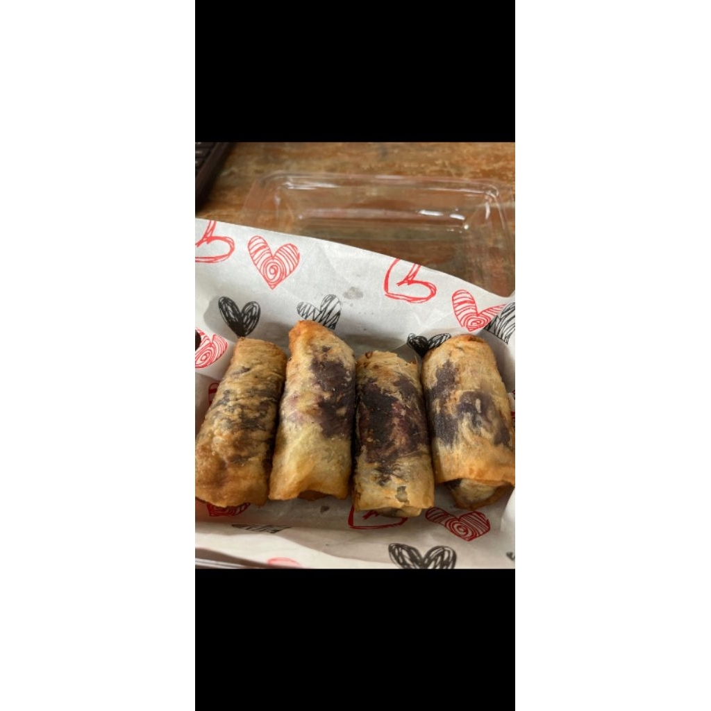 lumpia ubi ungu lumer