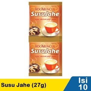 Susu Jahe , Kopi Jahe, Coklat Swiss Sidomuncul 10 Sachet 27gr