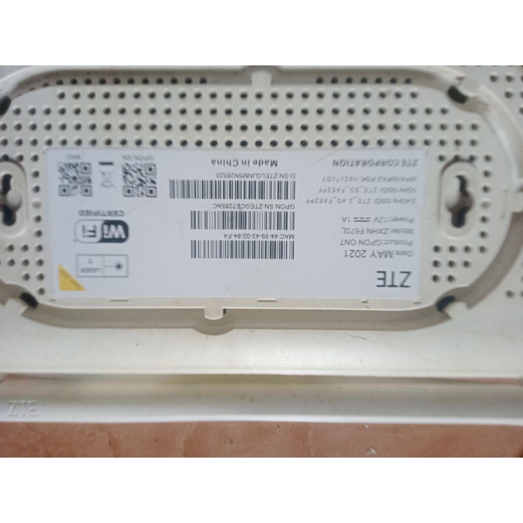 RUTER WIFI ZTE F670L