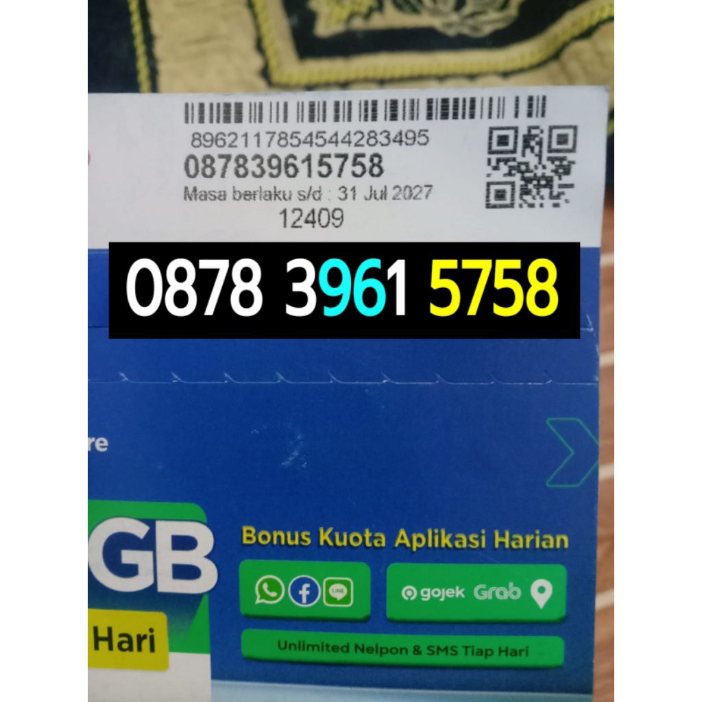 kartu perdana XL 5758 maju mapan