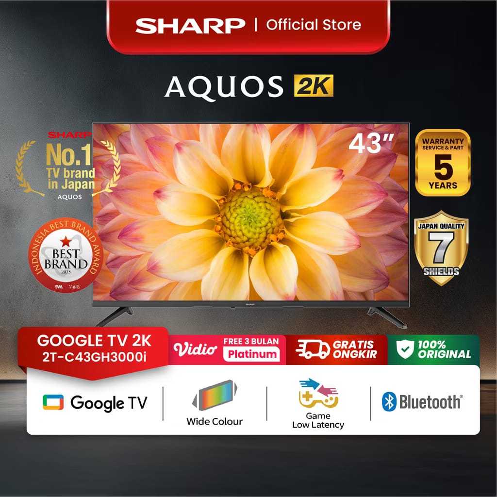 TV LED Sharp Google TV 32 Inch | TV LED Sharp 43 Inch | TV LED Sharp Murah Palembang