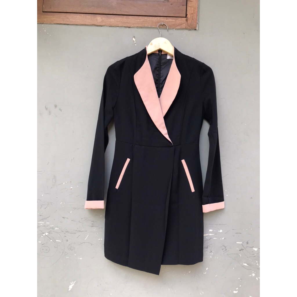 preloved blazer dress LD 86-pl blazer dress-blazer dress second-blazer dress bekas-pl blazer-pl long