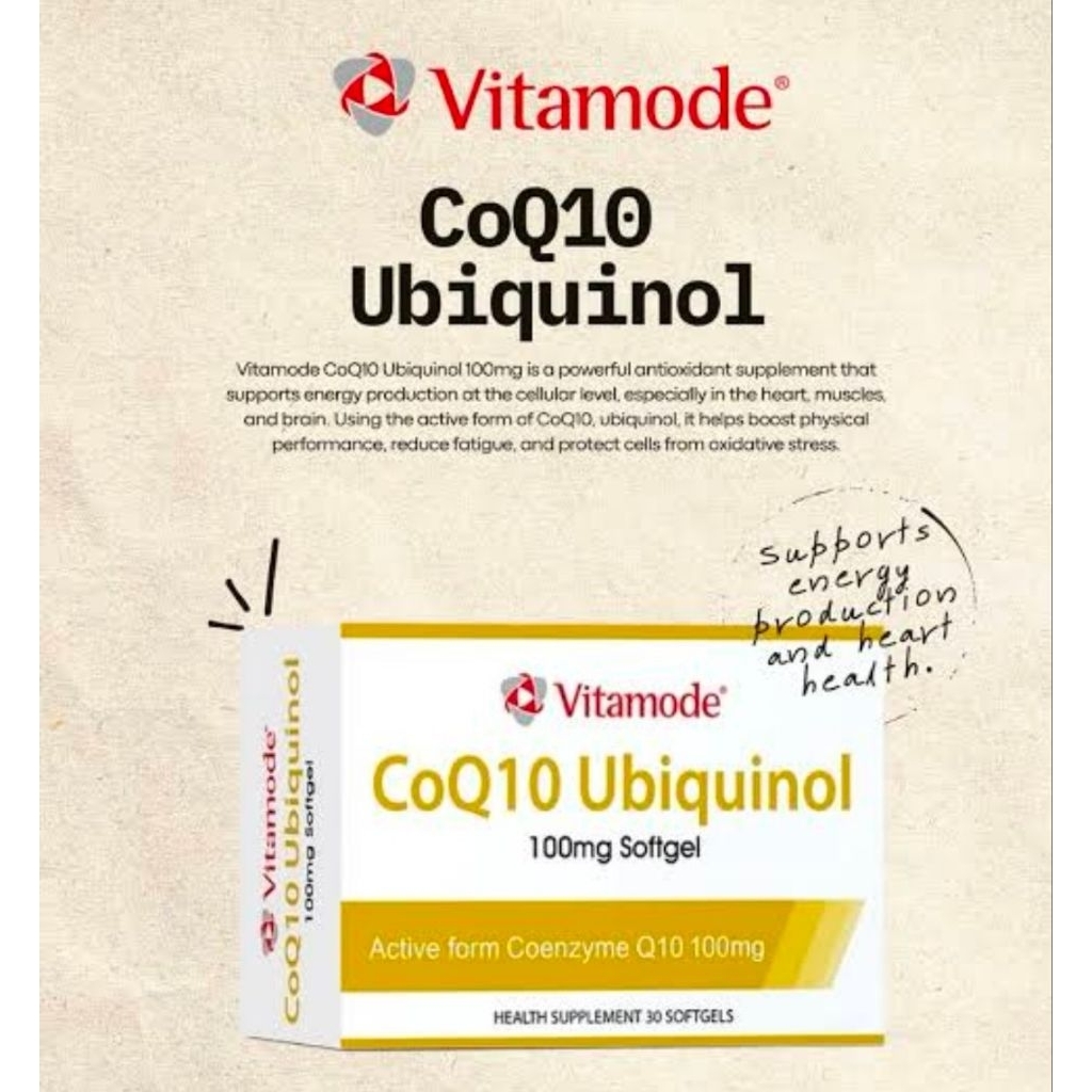 CoQ10 Ubiquinol 100mg isi 30 softgel