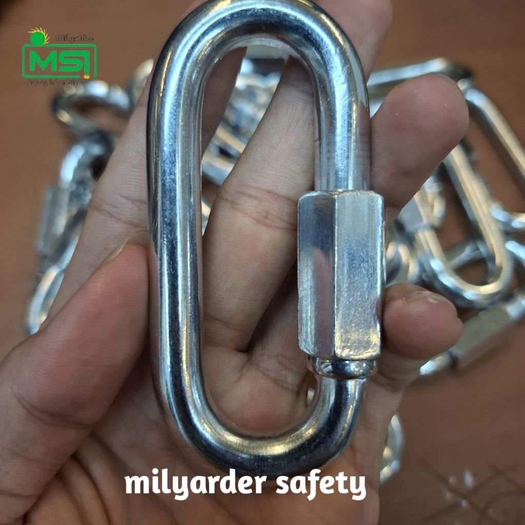 Mailon Rapid Carabiner Baja Kecil Ukuran 10mm - Original Berkualitas