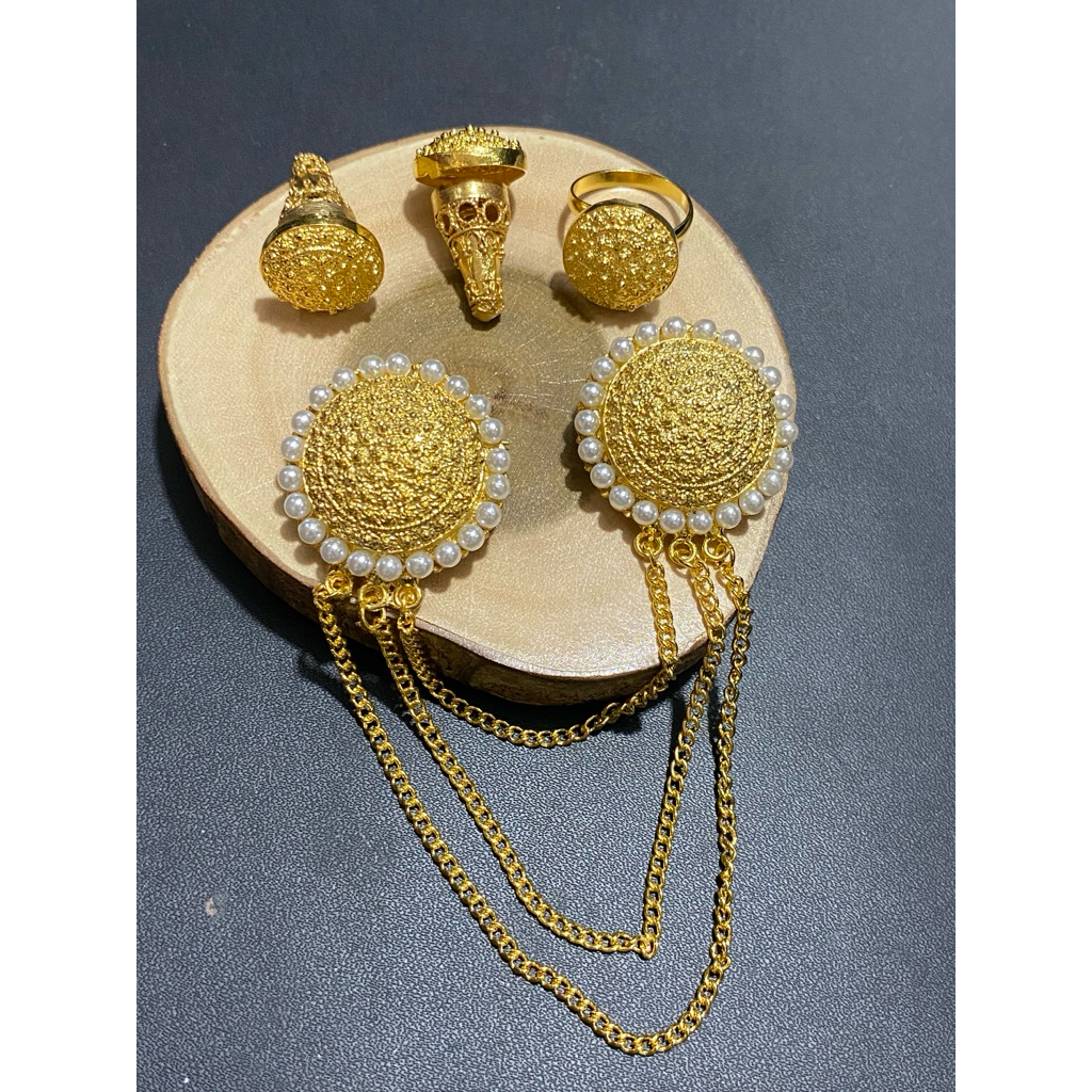 Set Bros Peniti Polos Permata Alpaka (Subeng/cerorot bali)