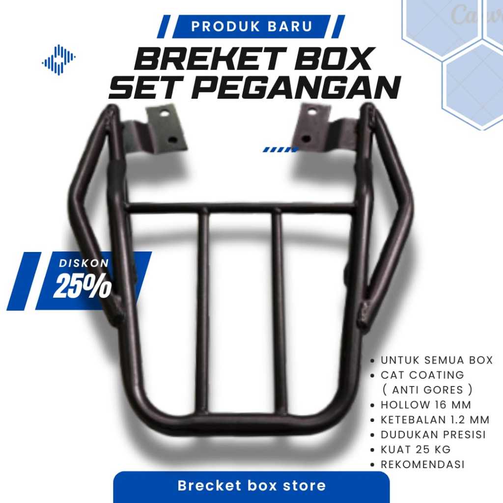 Bracket breket behel box scoopy 2020-2025