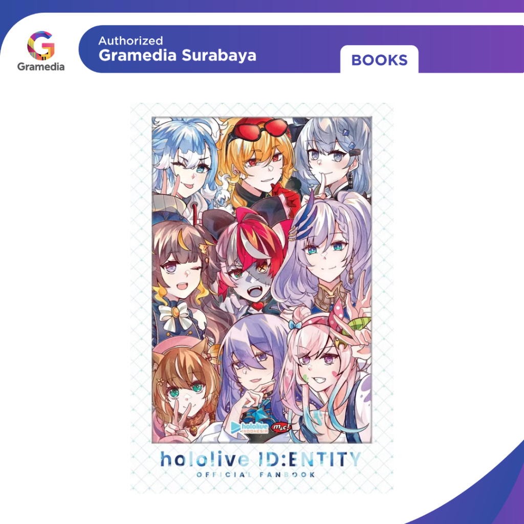 Gramedia surabaya - HOLOLIVE ID:ENTITY OFFICIAL FANBOOK