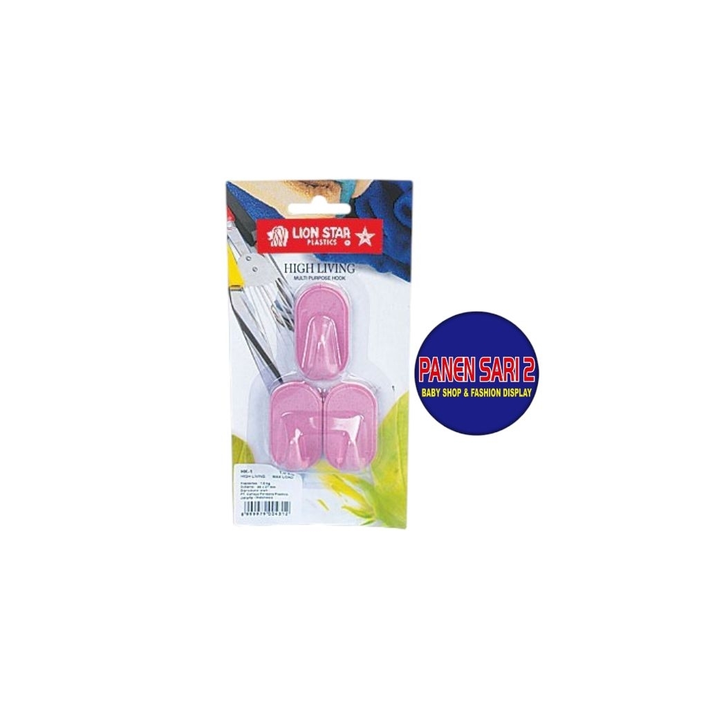 HANGER OVAL SET OF-3(M) (HK-1)LS / CANTOLAN / HANGER PEREKAT LION STAR