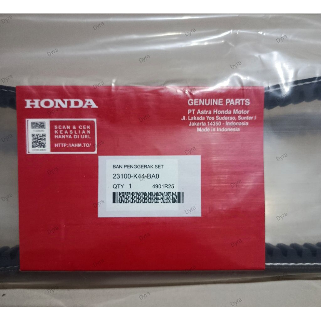 V-belt/vanbel/ban penggerak Beat/scoopy vario Esp Stater halus thn 2014-2019