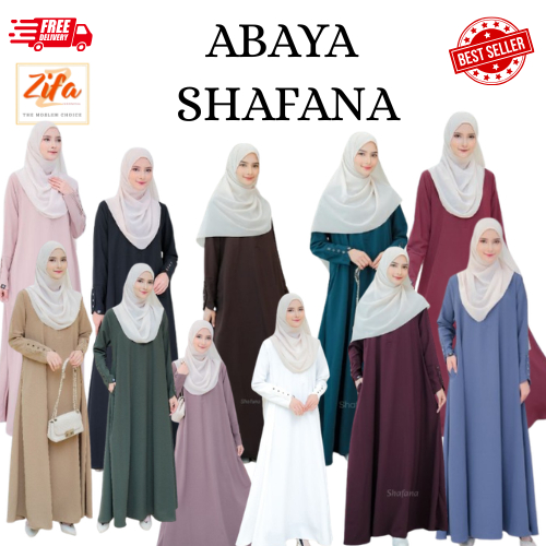 Abaya Shafana Putih abaya hitam abaya Hajian Simple modern